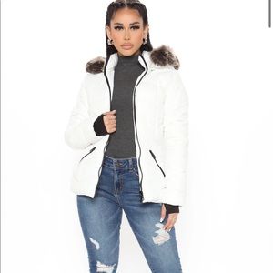 White Puffer Jacket